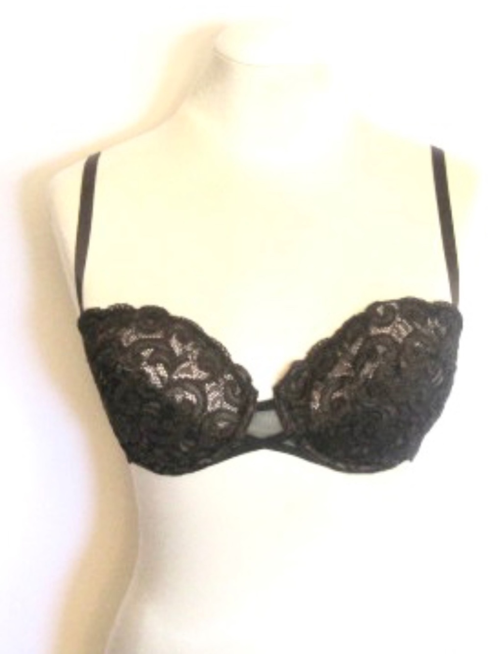 Lace Brown Underwire Bra